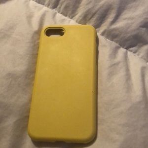 iphone 6/7/8 pastel yellow phone case!